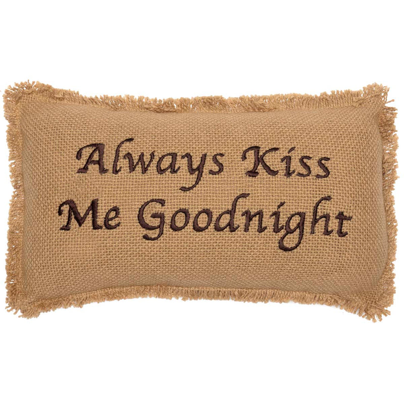 Remi Natural Pillow Always Kiss Me Goodnight
