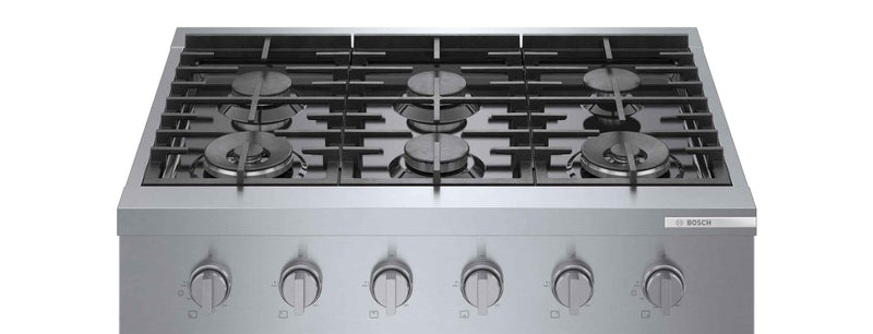 Bosch Stainless Steel Gas 800 Series Professional 36" Rangetop -RGM8658UC