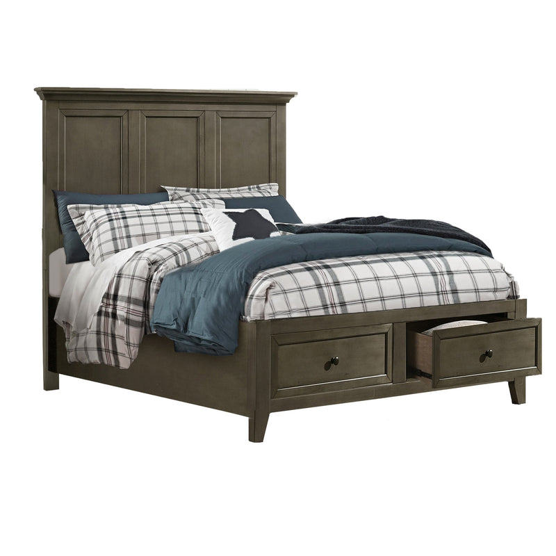 Wendell Full Storage Bed - Pewter