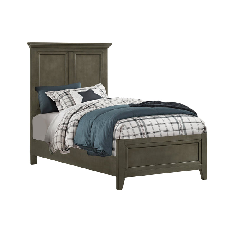 Wendell Twin Panel Bed - Pewter