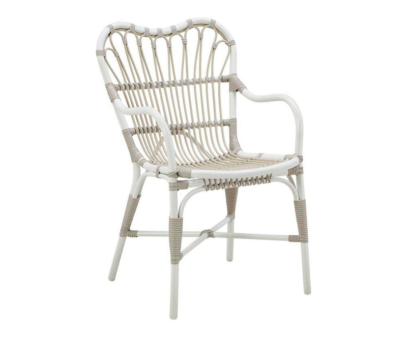 Mertus Outdoor Arm Chair - White