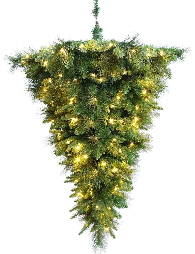 FCA 4ft National Pine Mix Pre-lit Upside Down Christmas Tree
