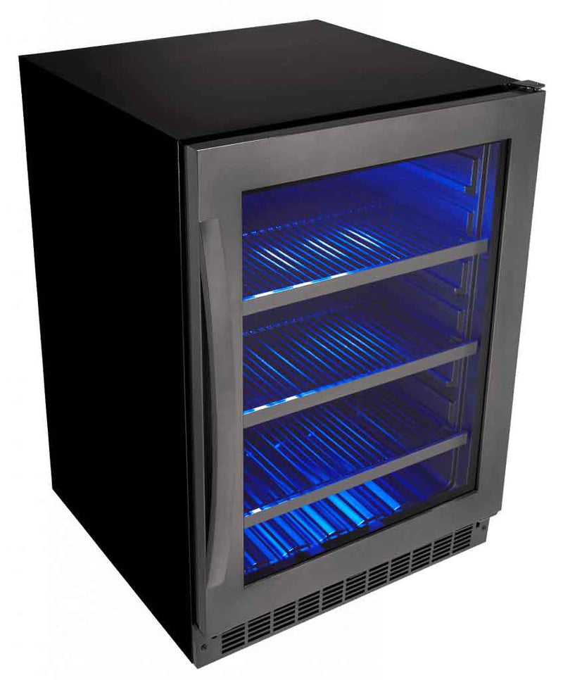 Danby Silhouette Black And Stainless Wine Cooler 50 Bottle - SWC057D1BSS