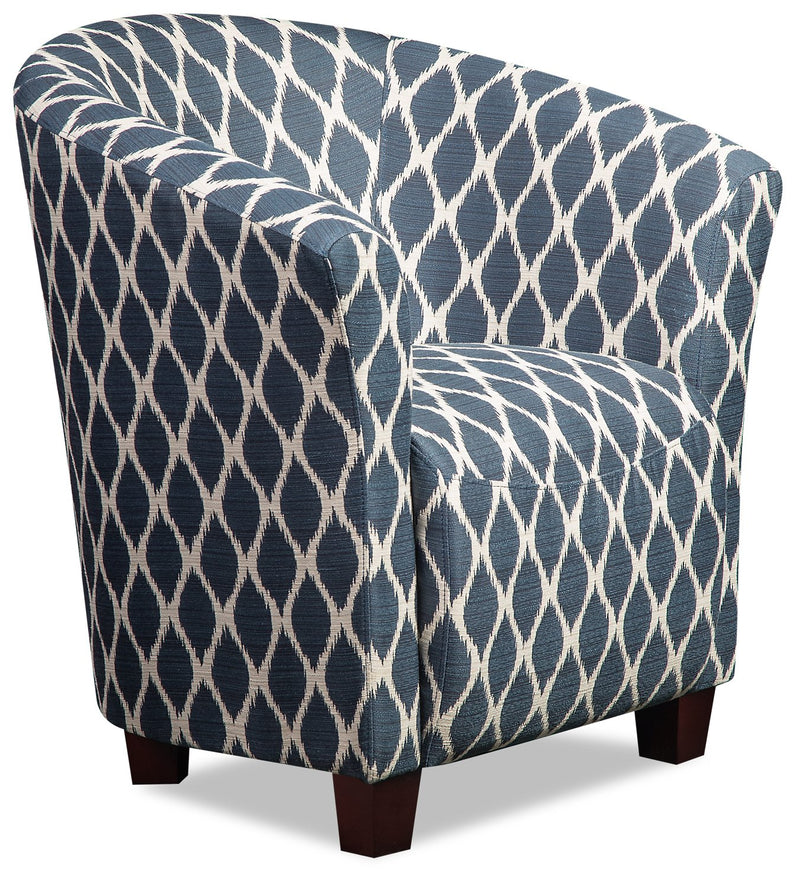 Mayvern Tub-Style Fabric Accent Chair - Dakota Indigo