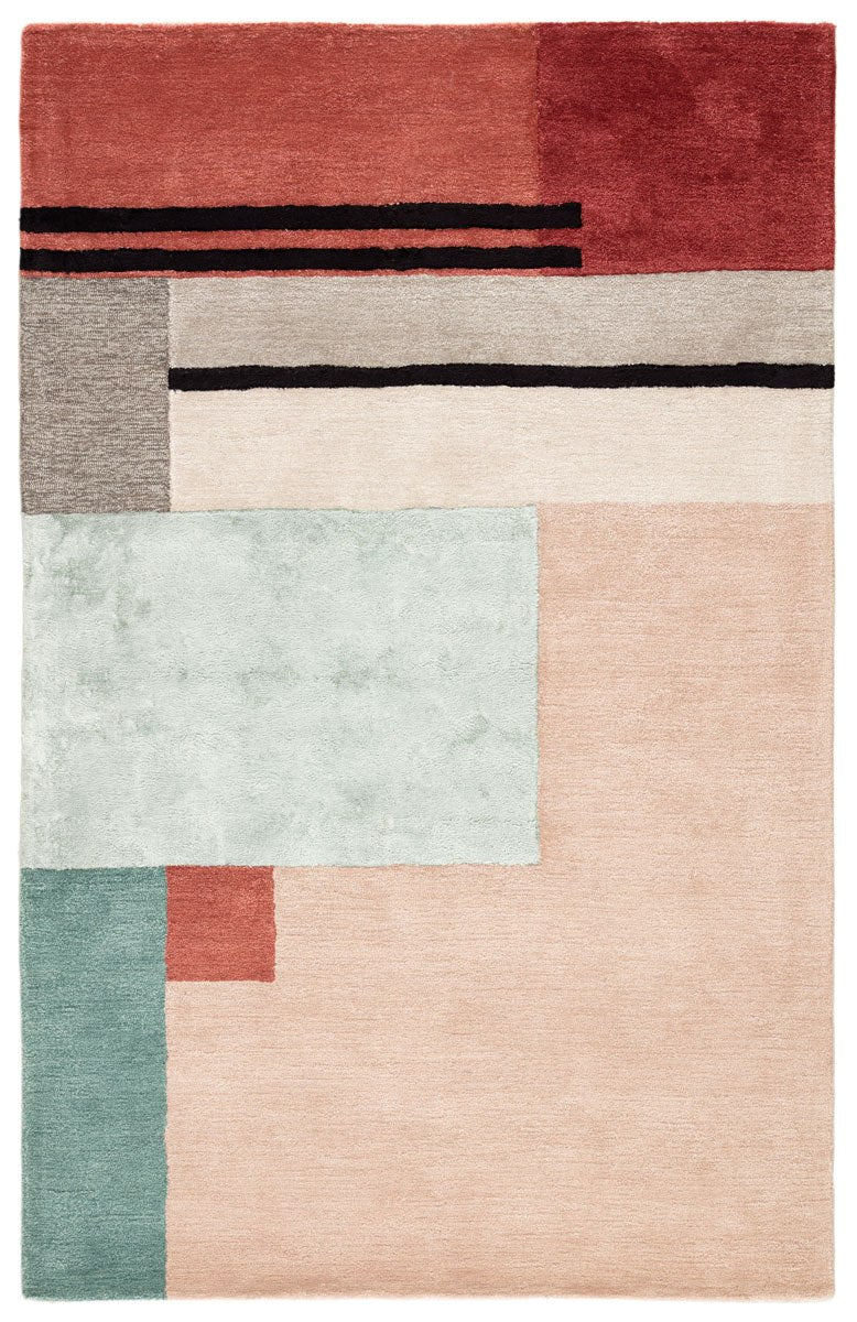 Athanasios V Area Rug - 5' X 8' - Pink/Red