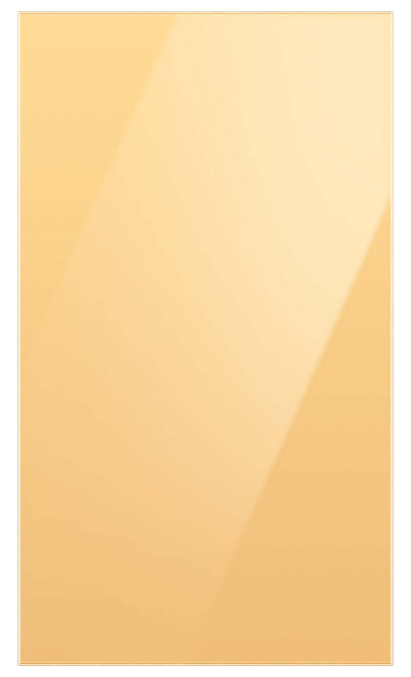 Samsung BESPOKE Sunrise Yellow Glass Custom Bottom Panel for 36" 4-Door Flex Refrigerator - RA-F18DBBC0/AA