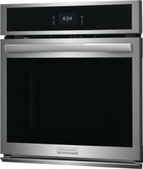 Frigidaire Gallery Smudge-Proof Stainless Steel 27" Single Wall Oven with Total Convection and Air Fry (3.8 Cu.Ft) - GCWS2767AF