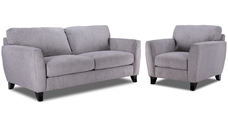 Carlaw Sofa and Chair Set - Pebble