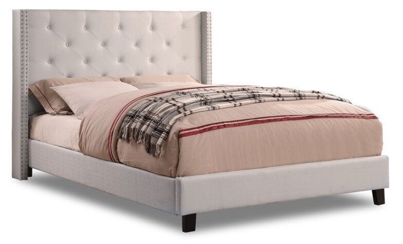 Dorsey King Bed - Beige