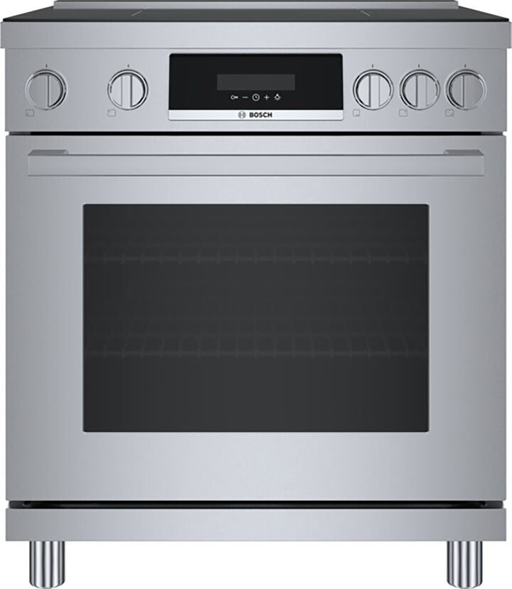 Bosch Stainless Steel 30" Industrial-Style Electric Induction Range (3.9 cu. ft.) - HIS8055C