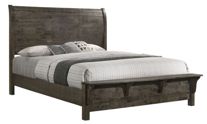 Hytte King Bed - Grey