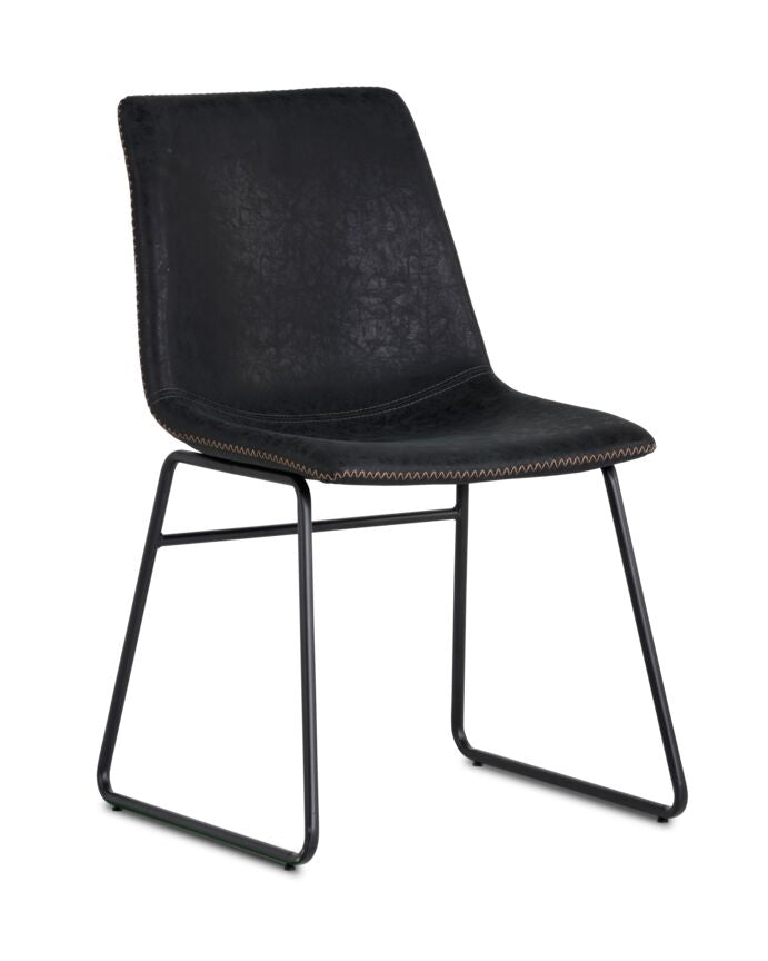 Ibbie Side Chair - Antique Black