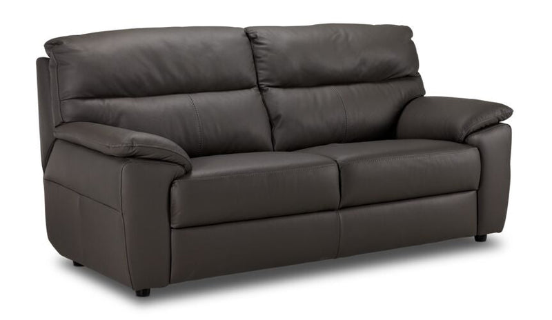 Chicago Leather Sofa - Grey