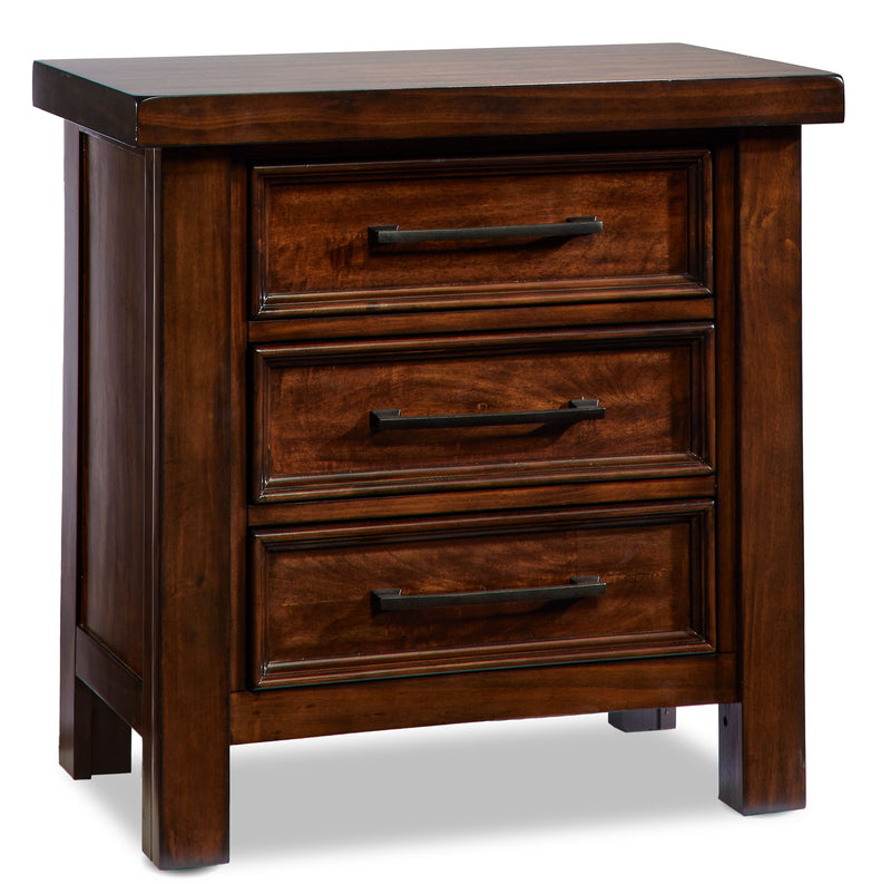 Ashtyn Night Table - Dark Brown