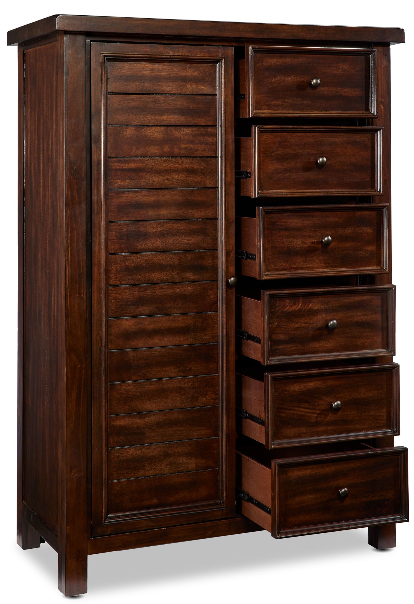 Ashtyn Wardrobe Dark Brown Furniture.ca