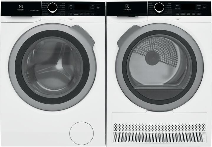 Electrolux White Compact Front-Load Washer (2.4 cu. ft.) & Compact Electric Dryer (4.0 cu. ft.) - ELFW4222AW/ELFE422CAW