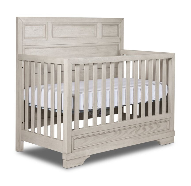 Abner Convertible Crib - White