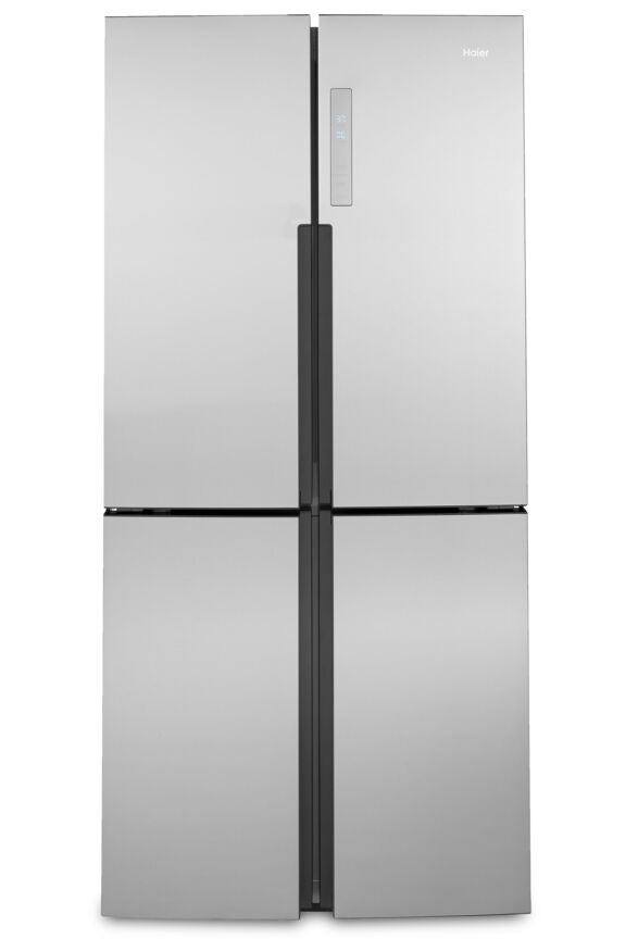 Haier Smudge-Proof Stainless Steel 33" Counter Depth 4-Door Refrigerator (16.4 Cu.Ft.) - QHE16HYPFS