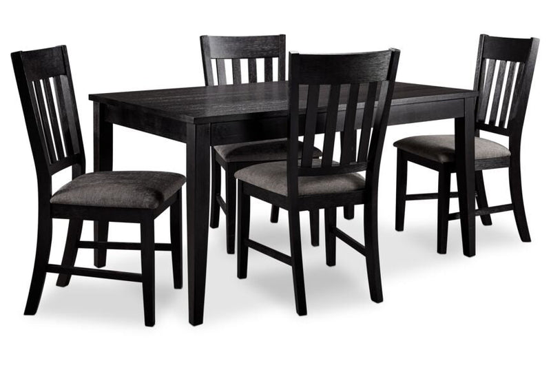 Dmitri 5-Piece Dining Set - Weathered Grey