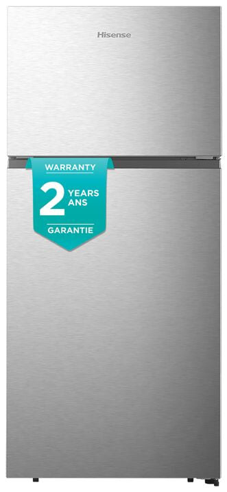 Hisense Fingerprint Resistant Silver 30" Top-Freezer Fridge (18 cu. ft.) - RT18A2FSD