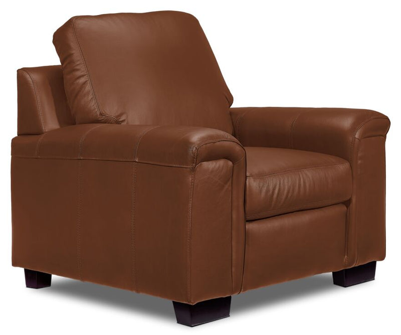 Webster Leather Chair - Saddle