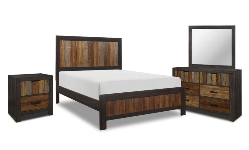 Etu 6-Piece Full Bedroom Set - Multi Coloured