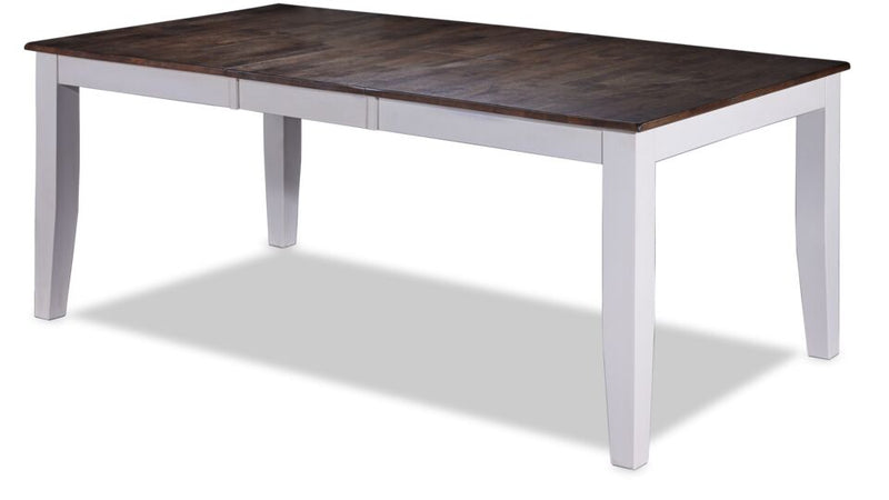 Breve Extendable Dining Table - White/Grey