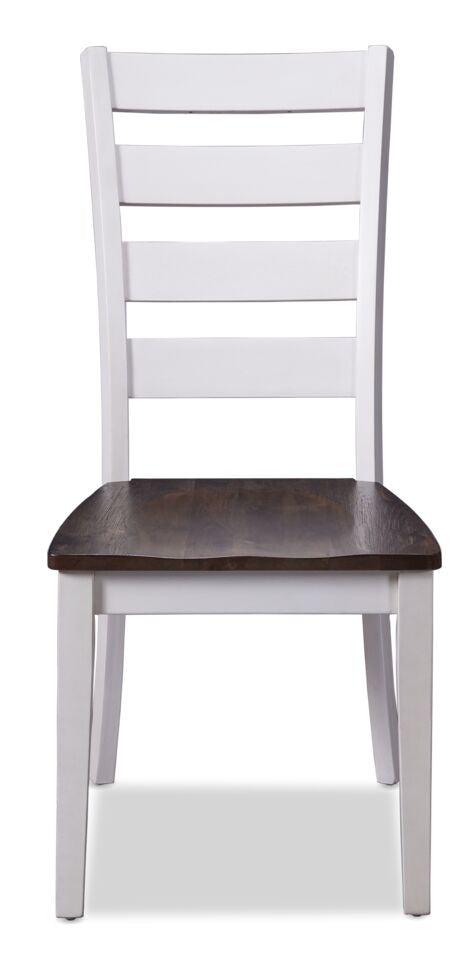 Breve Side Chair - White/Grey