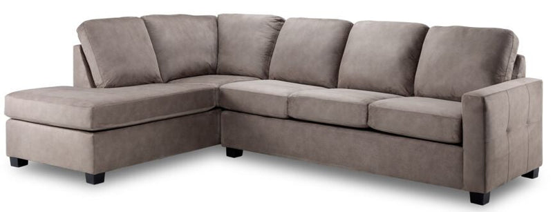 Leslie 2-Piece Sectional With Left Facing Chaise - Beige