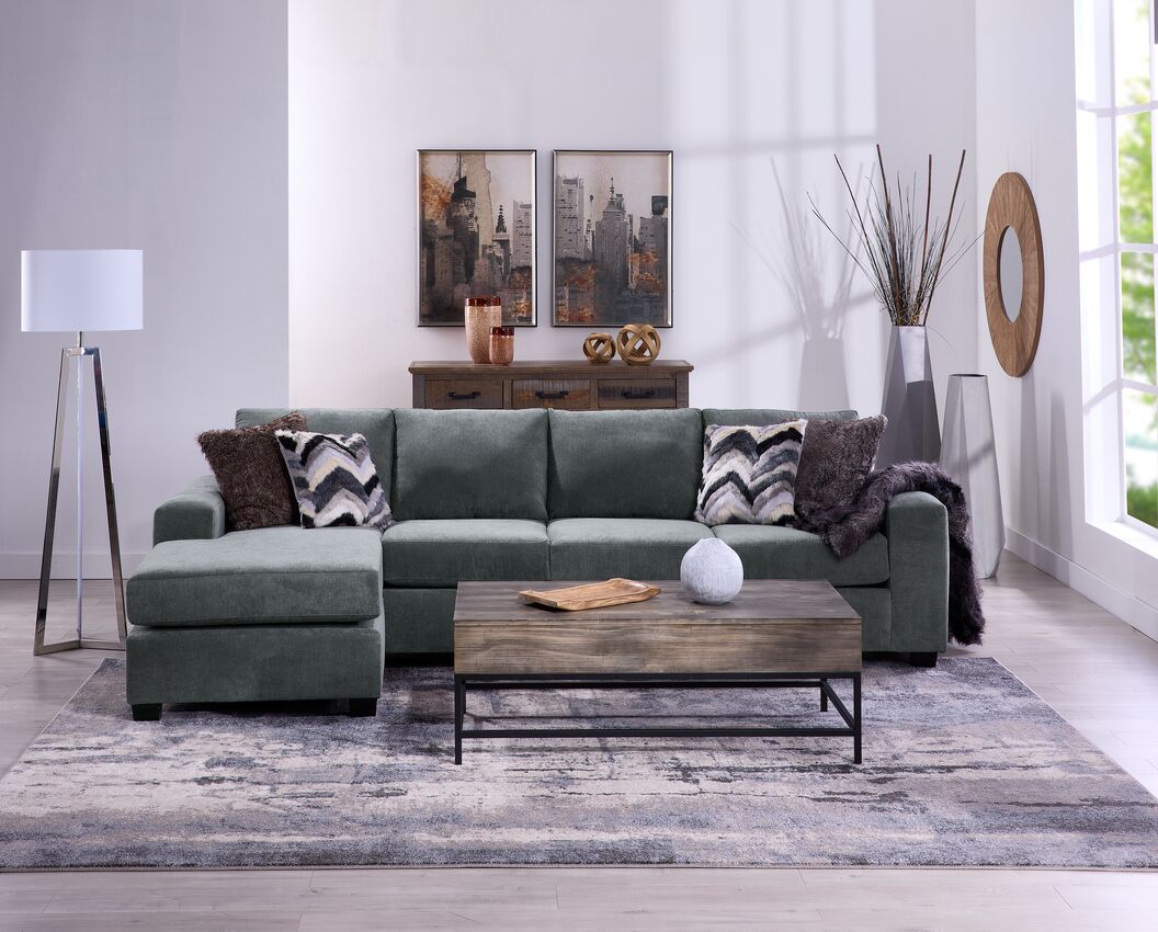 2 piece sectional with reversible chaise deals
