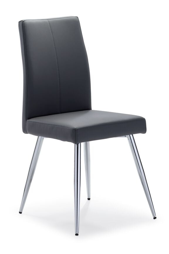 Hadley Dining Chair - Grey/Chrome