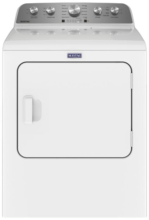 Maytag White Electric Dryer with Steam Enhanced Cycles (7.0 cu. ft.) - YMED5430MW