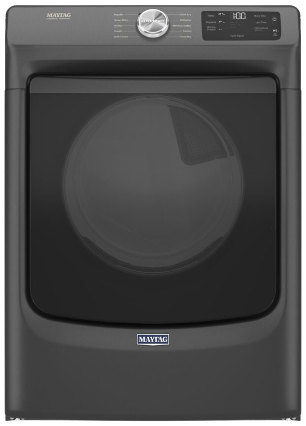 Maytag Volcano Black Electric Dryer with Extra Power and Quick Dry Cycle (7.3 cu. ft.) - YMED5630MBK