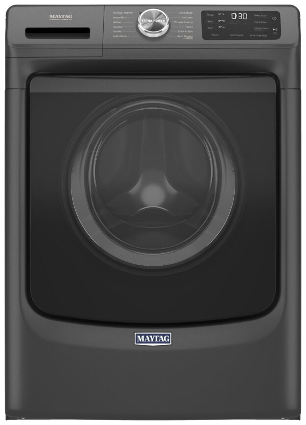 Maytag Volcano Black Front Load Washer with Extra Power and 16-Hr Fresh Hold® (5.5 cu. ft.) - MHW6630MBK