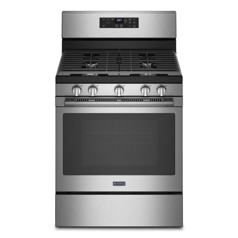 Maytag Smudge-Proof Stainless Steel 30" Gas Range with AirFry (5 Cu.Ft.) - MGR7700LZ