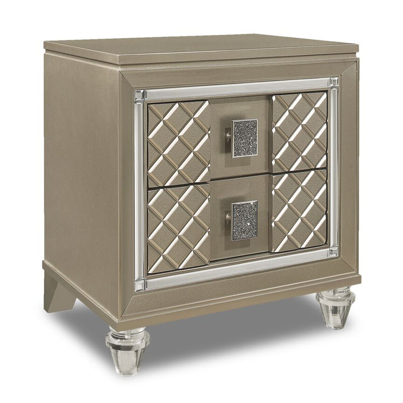Edith Night Table - Champagne