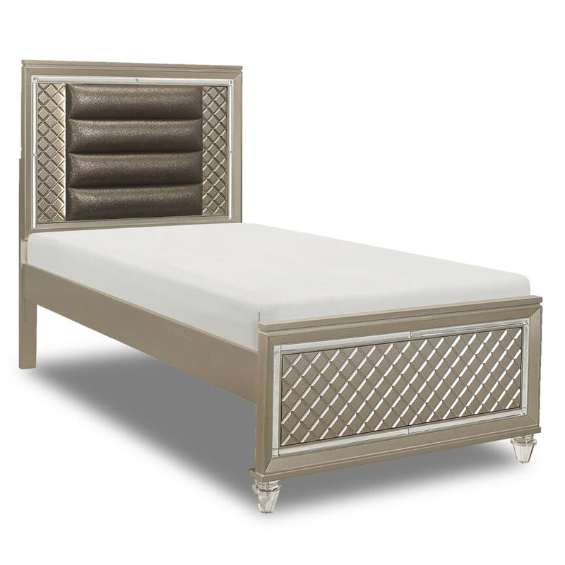 Edith Twin Bed - Champagne