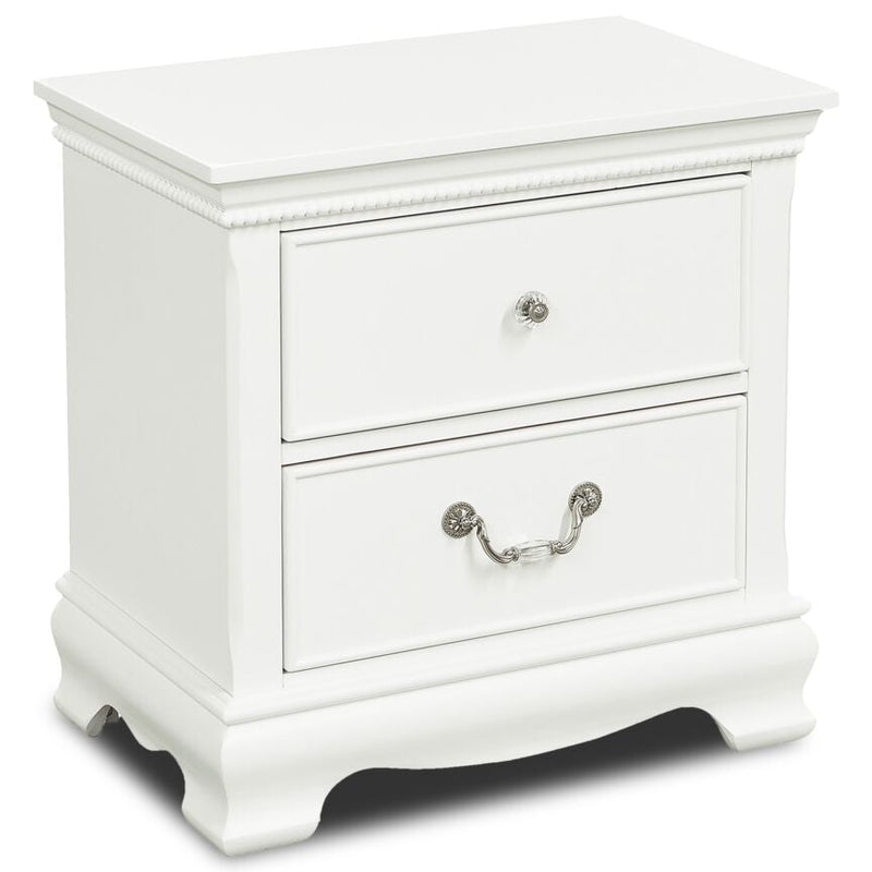 Gusta Night Table - White