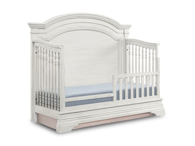 Poppy Arch Top Toddler Bed Package - Brushed White