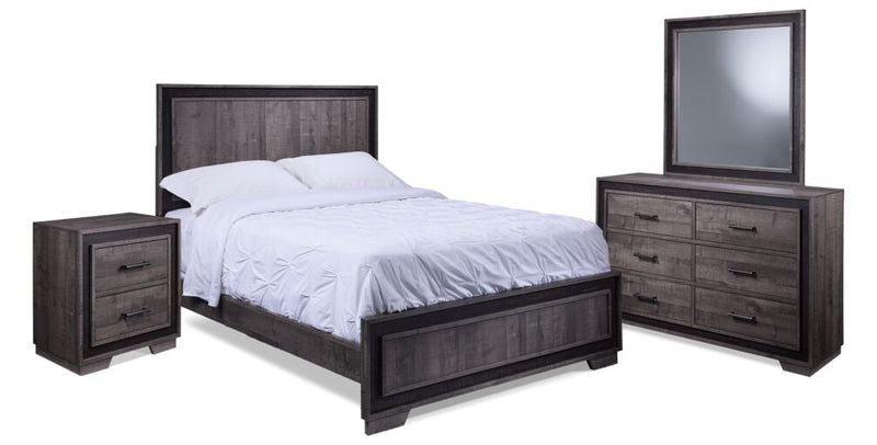 Dunbar 6-Piece King Bedroom Set - Grey