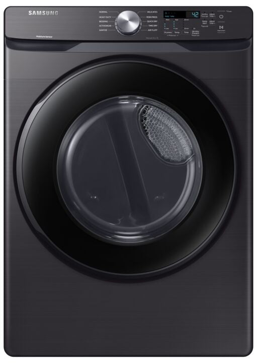 Samsung Black Stainless Steel Electric Dryer (7.5 cu. ft.) - DVE45T6005V/AC