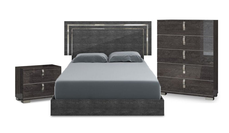 Vashti II 5-Piece Queen Bedroom Set - Grey