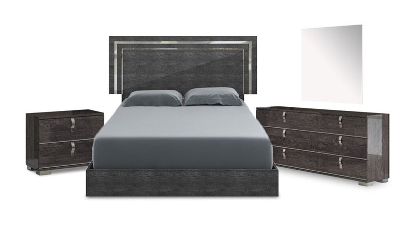 Vashti II 6-Piece King Bedroom Set - Grey