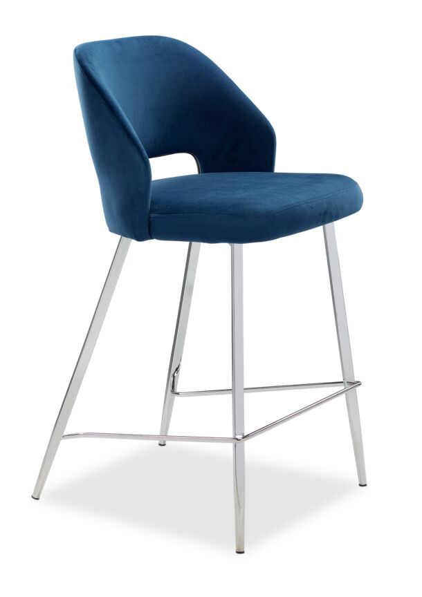 Veral Counter-Height Stool - Blue