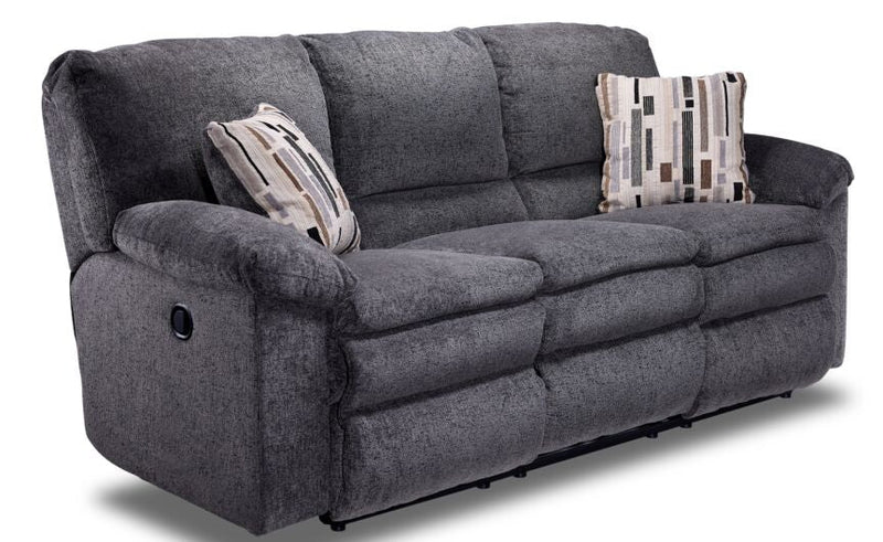 Zabi Reclining Sofa - Pewter