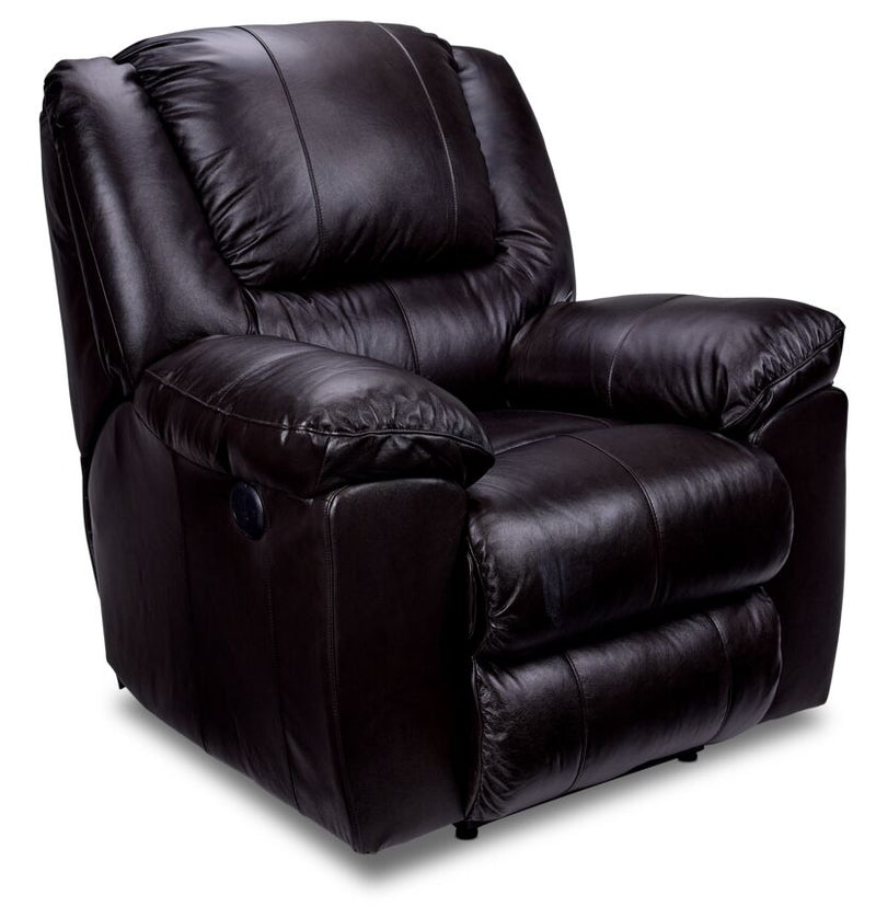 Pinegrove II Leather Power Recliner - Chocolate
