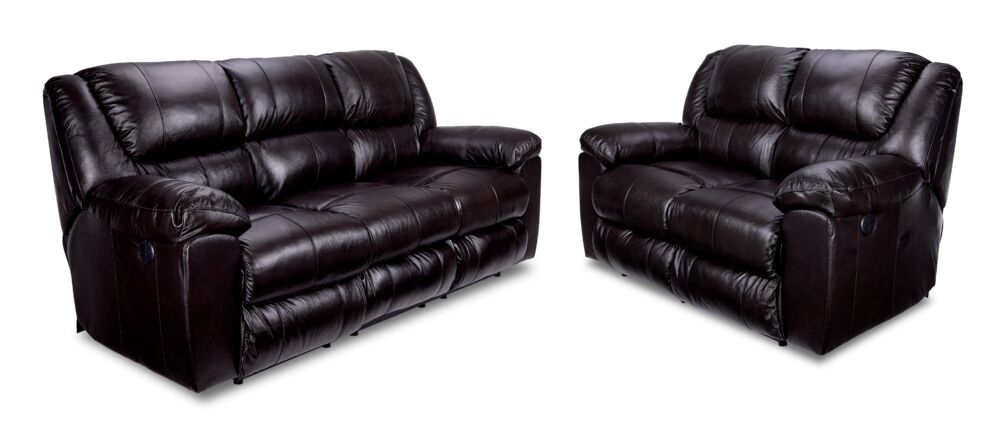 Bobs leather recliner sofa cheap