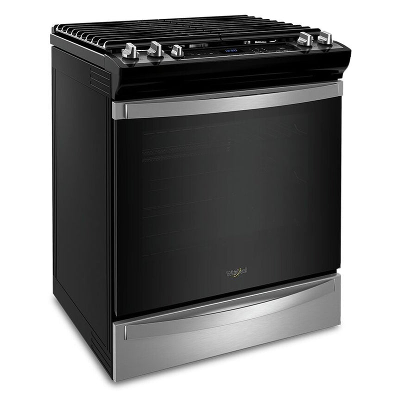 Whirlpool Fingerprint Resistant Stainless Steel 30" Gas 7-in1-Range with AirFry (5.8 Cu Ft) - WEG745H0LZ