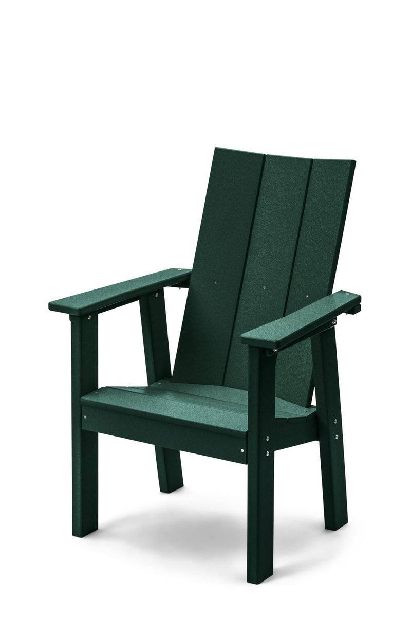 POLY LUMBER Stanhope Outdoor Upright Adirondack Chair - Turf Green