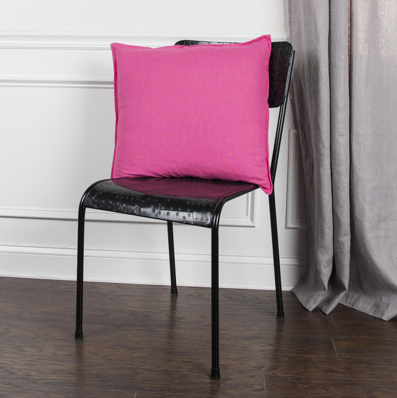 Pinky Solid 20 X 20 Decorative Cushion - Hot Pink